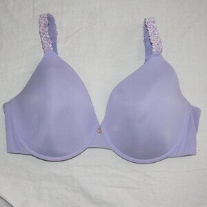 Natori 731080 Rose Dream Custom Coverage Underwire Bra 38DD Lilac Purple